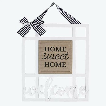 YOUNGS Wood Welcome Door Hanger 21369